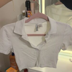 H&M Divided Light Gray Top